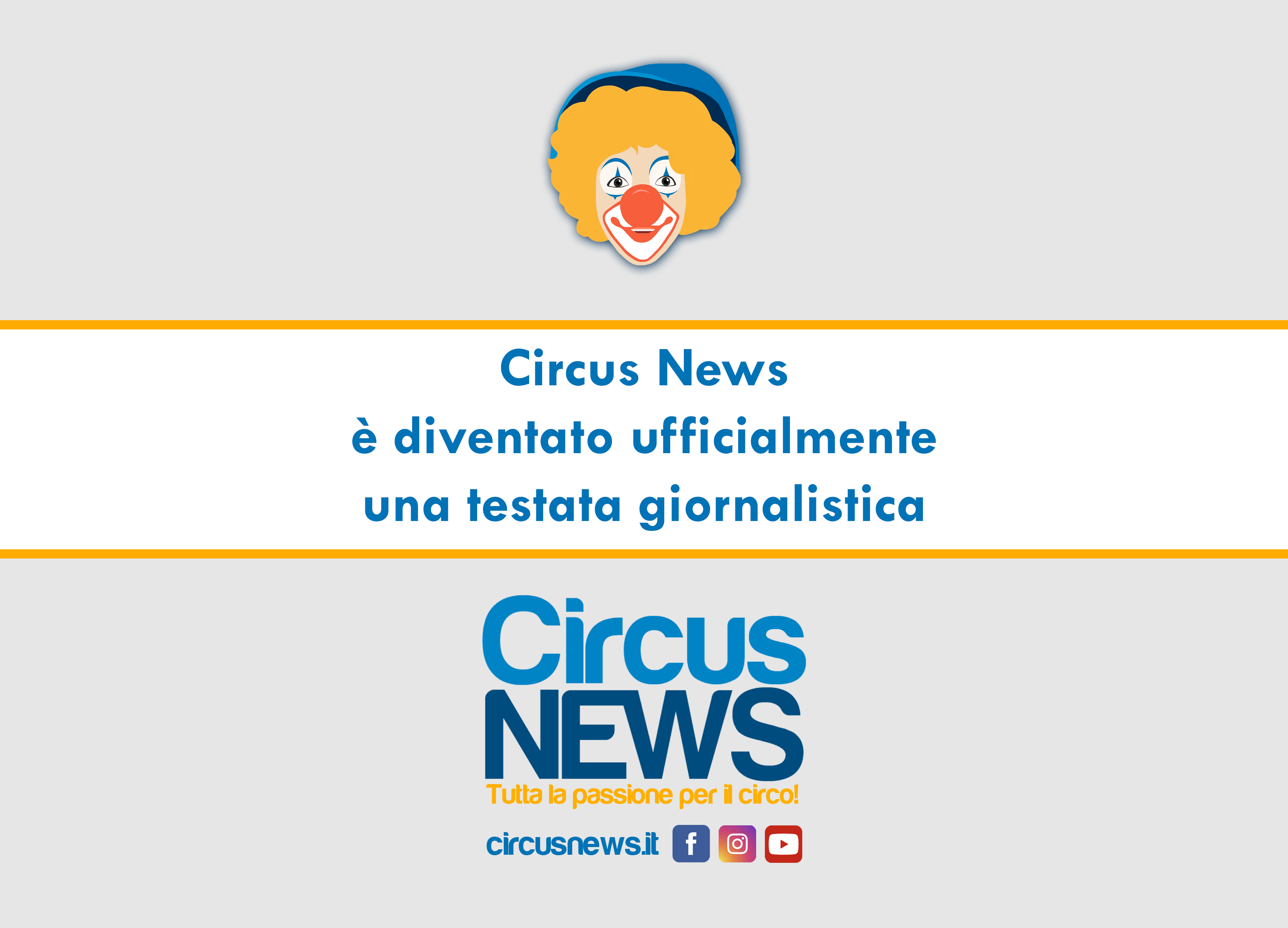 Circus News è ufficialmente una testata giornalistica