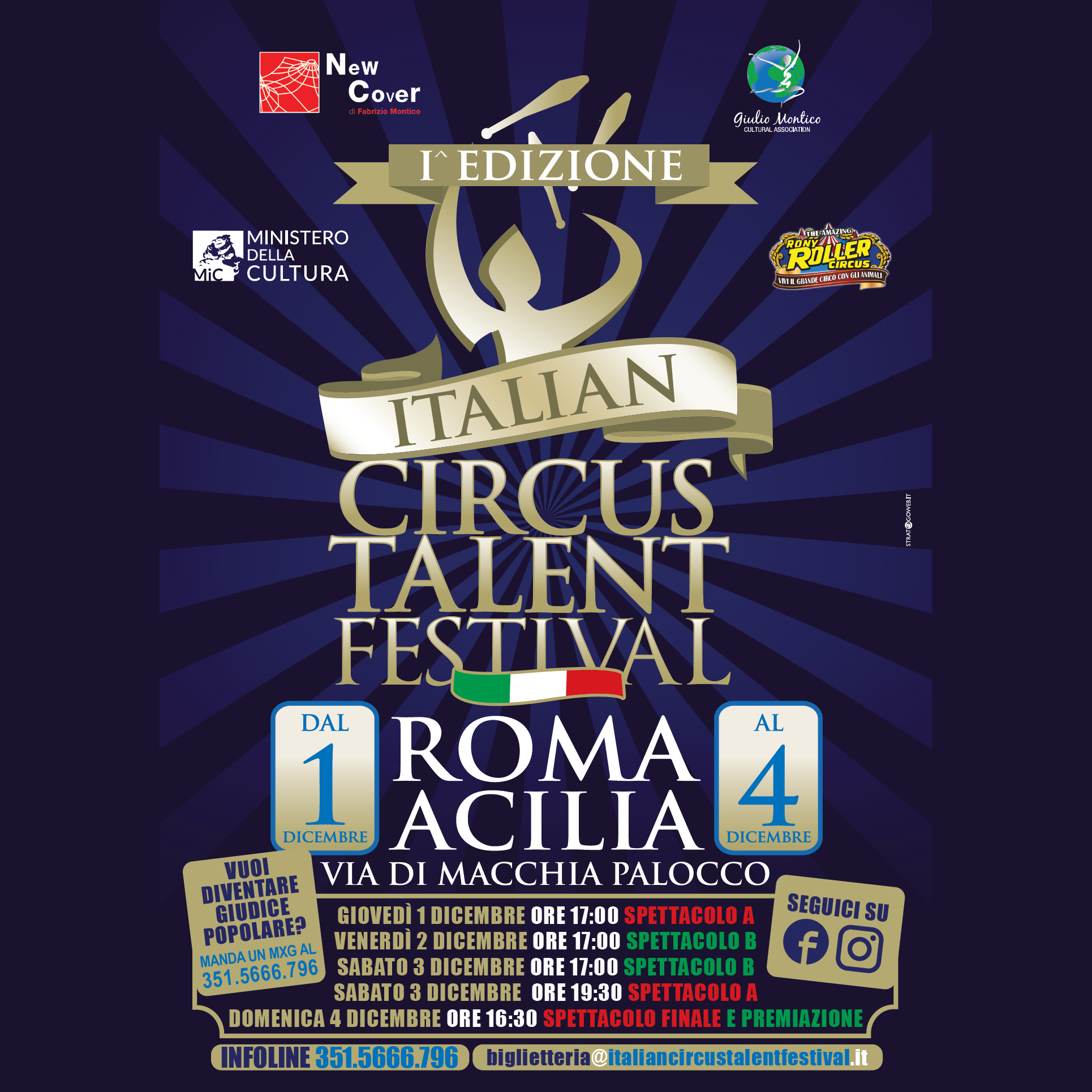 Cresce l’attesa per l’Italian Circus Talent Festival